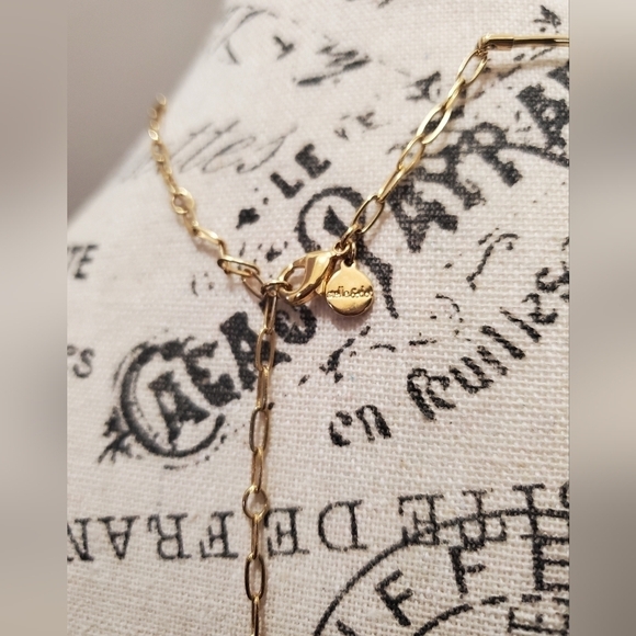 Stella & dot Gold-tone Cord Necklace 🌴 - Picture 4 of 4